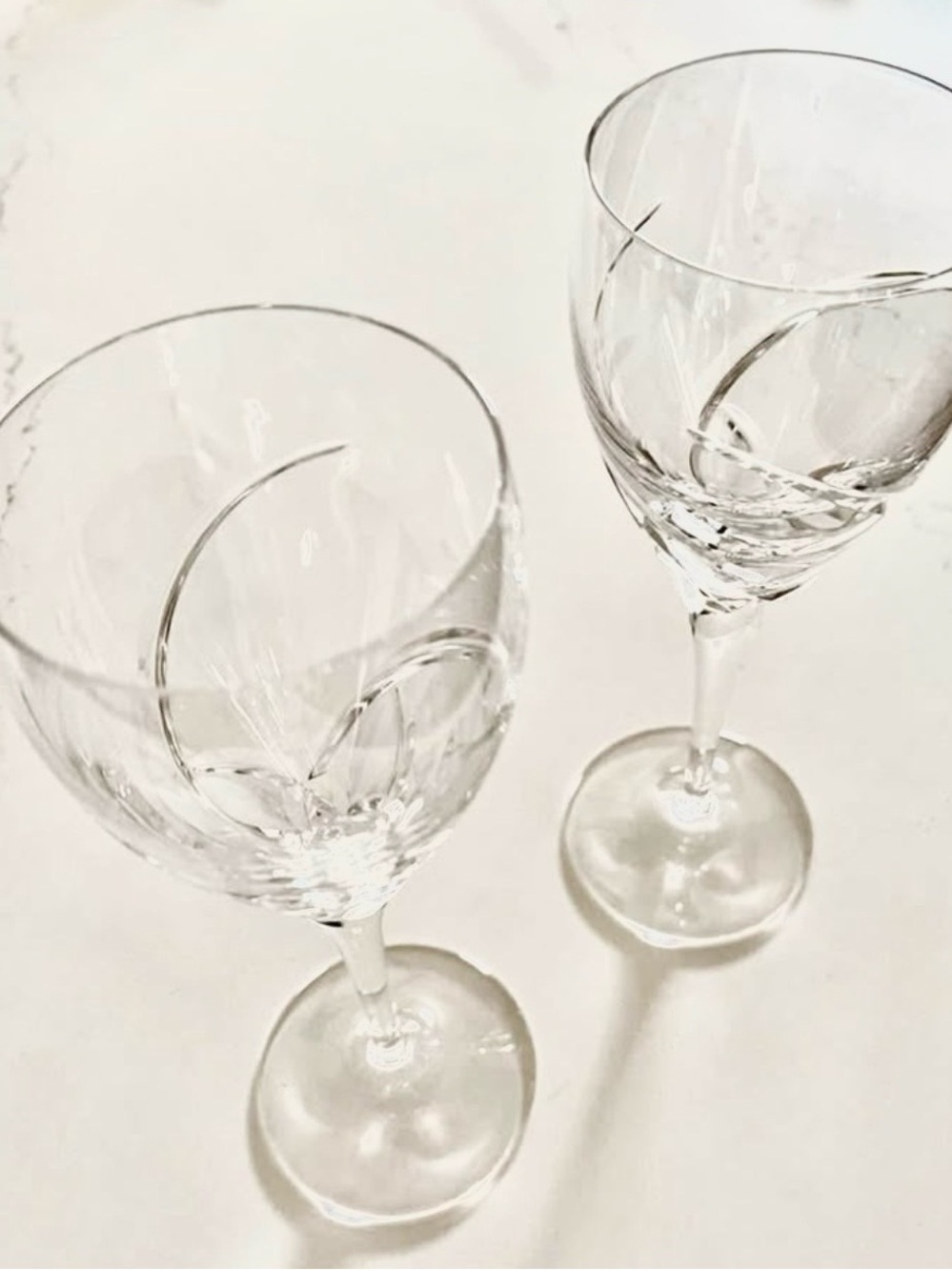 Line-NEW! Da Vinci Grossetto Crystal Wine/Water Goblets/Stemware (Set of 12)
